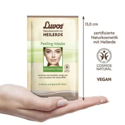 Luvos Heilerde|Gesichtsmasken-Heilerde Creme-Maske Peeling, 2X7.5 ml