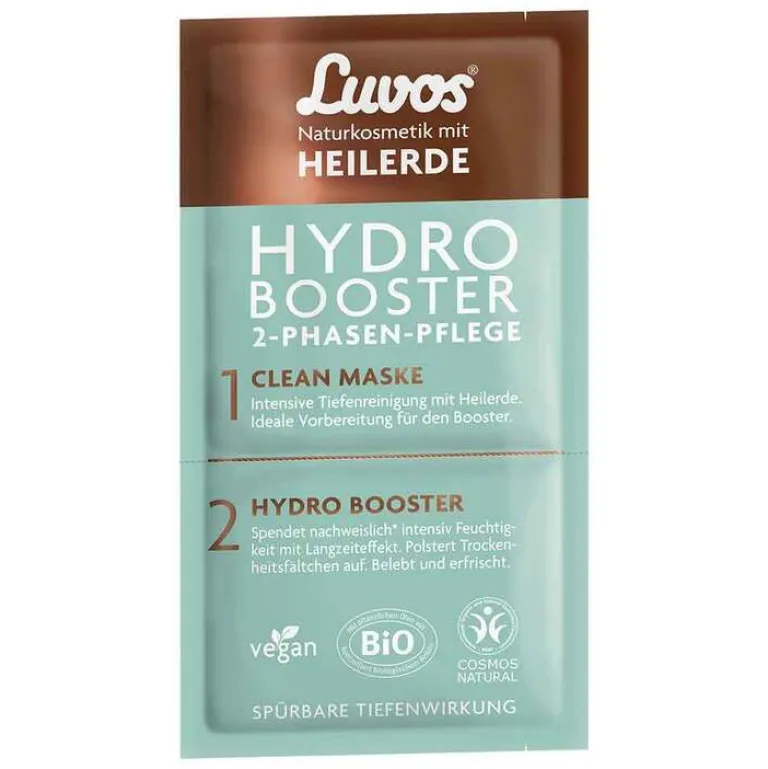Luvos Heilerde|Gesichtsmasken-Heilerde Hydro Booster & Clean Maske 2 + 7,5ml, 1 P