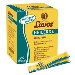 Luvos Heilerde|Sodbrennen Medikamente-Heilerde ultrafein Portionsbeutel, 20X6.5 g