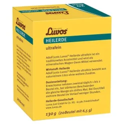 Luvos Heilerde|Sodbrennen Medikamente-Heilerde ultrafein Portionsbeutel, 20X6.5 g