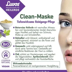 Luvos Heilerde|Gesichtsmasken-Naturkosmetik Heilerde Clean-Maske, 2X7.5 ml