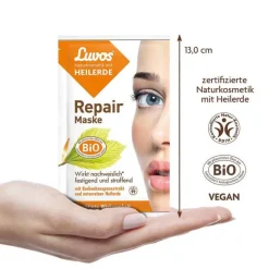 Luvos Heilerde|Gesichtsmasken-Naturkosmetik Heilerde Repair Maske, 2X7.5 ml
