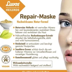 Luvos Heilerde|Gesichtsmasken-Naturkosmetik Heilerde Repair Maske, 2X7.5 ml