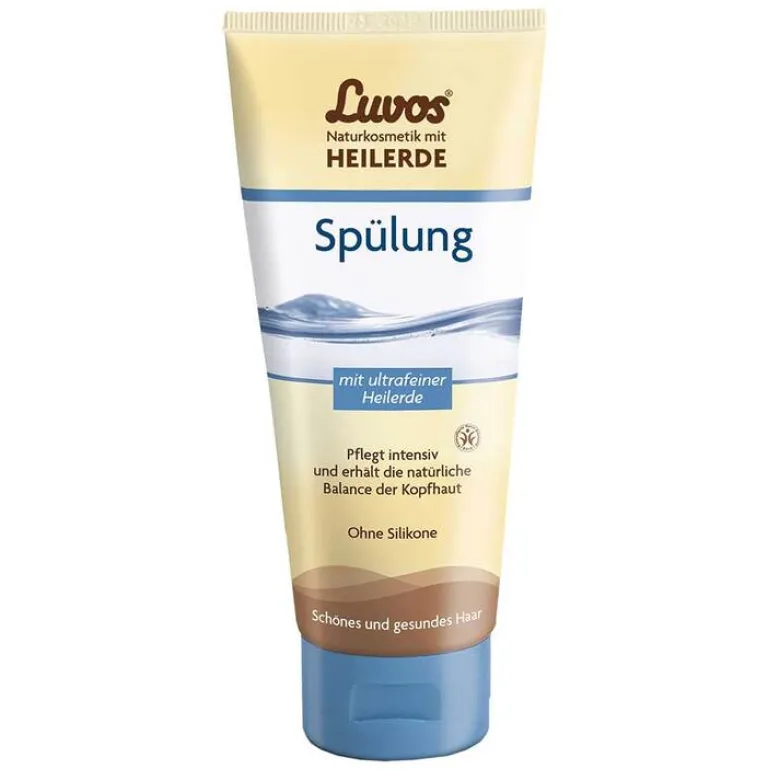 Luvos Heilerde|Haarpflege-Naturkosmetik mit Heilerde Spülung, 200 ml