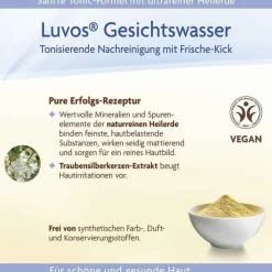 Luvos Heilerde|Gesichtsreinigung-Naturkosmetik mit Heilerde Gesichtswasser, 150 ml