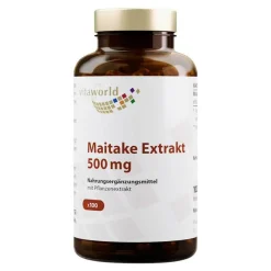 Vitaworld Maitake|Vitalpilze-Maitake Extrakt 500 mg Kapseln, 100 St