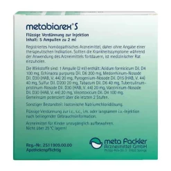 Meta Fackler-Metabiarex S Injektionslösung, 5X2 ml
