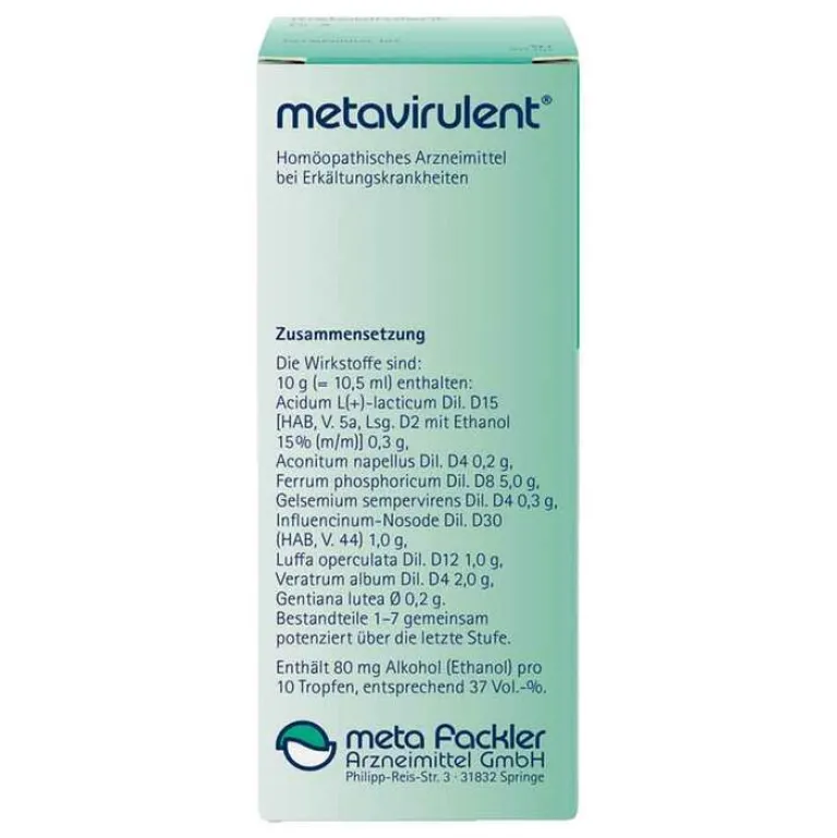 Metavirulent Meta Fackler-Tropfen zum Einnehmen, 50 ml