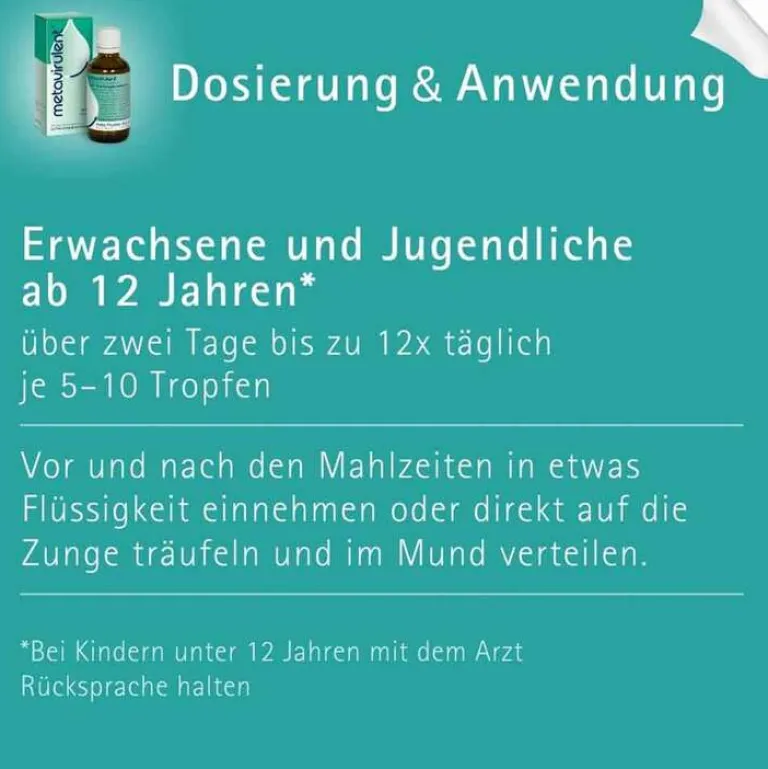 Metavirulent Meta Fackler-Tropfen zum Einnehmen, 50 ml