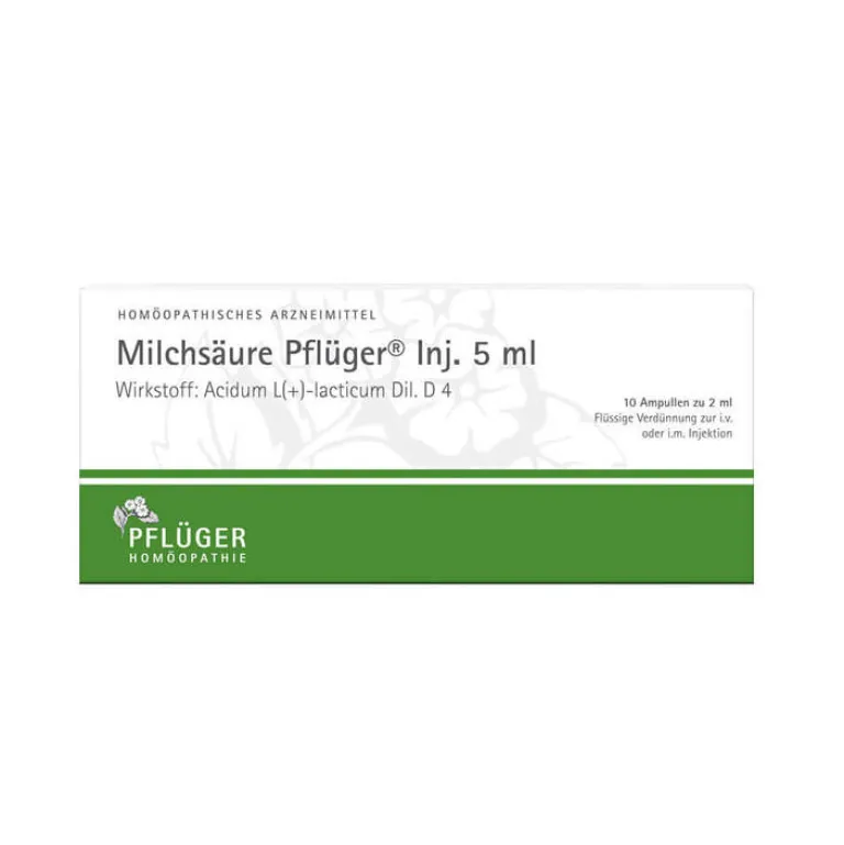 Pflüger A. Pflüger-Milchsäure Injektionslösung 5 ml, 10 St