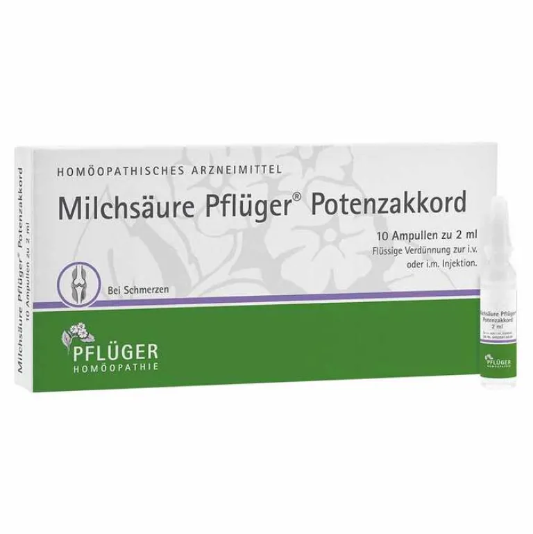 Pflüger A. Pflüger-Milchsäure Potenzakkord Injektionslösung Ampulle , 10 St