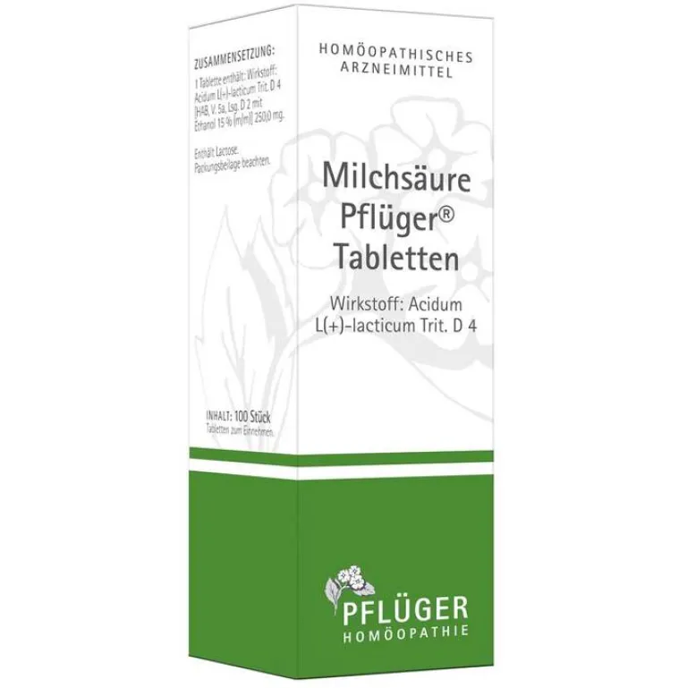 Pflüger A-Milchsäure Tabletten, 100 St