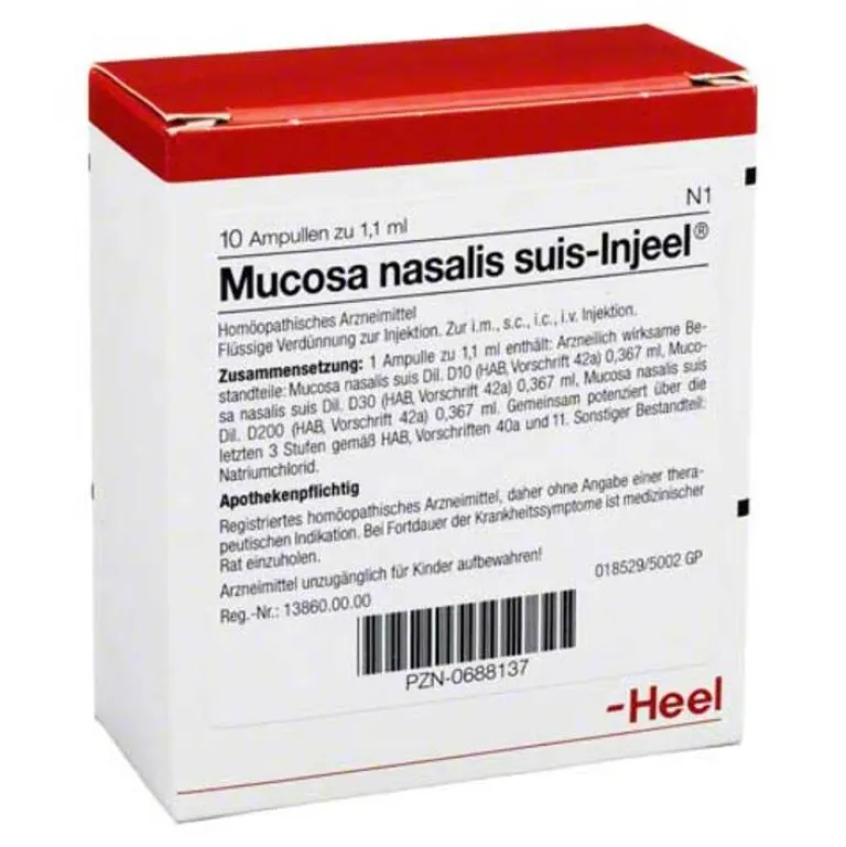 Injeel Heel-Mucosa nasalis suis Ampullen, 10 St