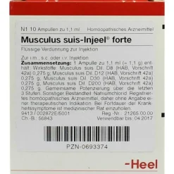 Heel Heel-Musculus suis Injeel forte Ampullen, 10 St