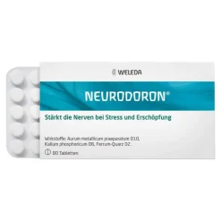 Weleda Schlaf & Nerven|Beruhigungsmittel-Neurodoron Tabletten bei Stress, innere Unruhe, 80 St