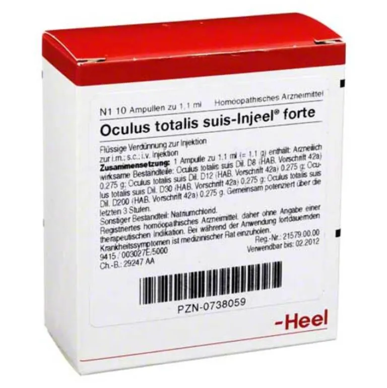 Injeel Heel-Oculus totalis suis forte Ampullen, 10 St
