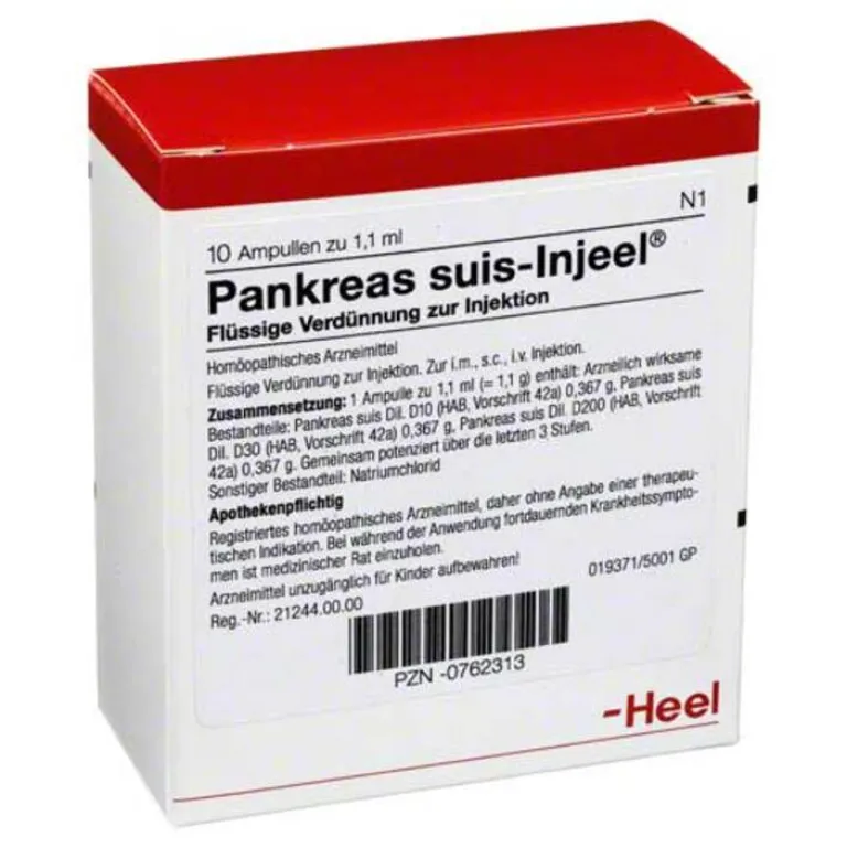 Injeel Heel-Pankreas Suis Ampullen, 10 St