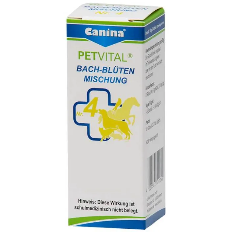 Canina Bachblüten Für Tiere-Petvital Bachblüten Nr.4 Globuli vet. (für Tiere), 10 g