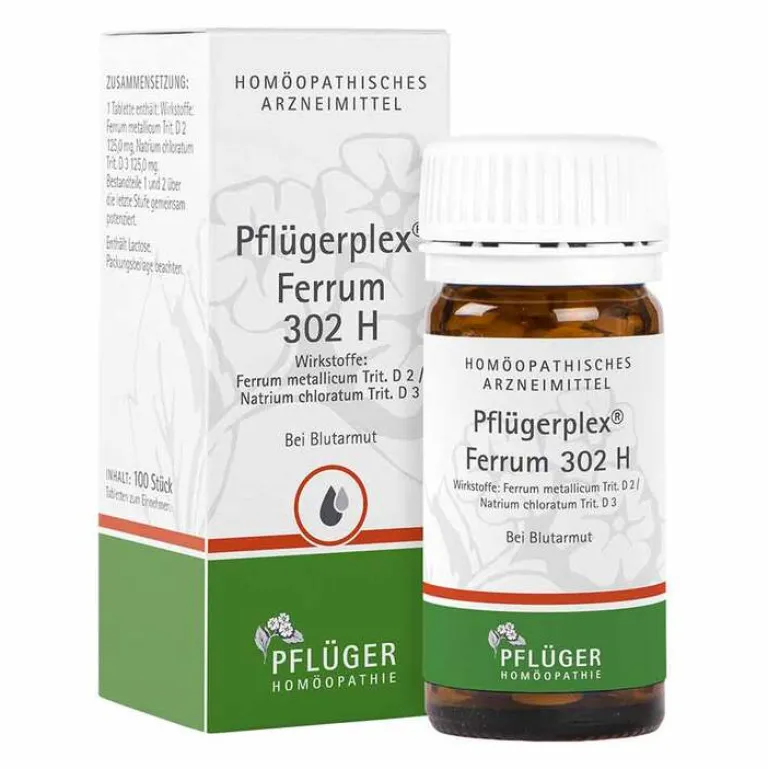 Pflüger A. Pflüger-plex Ferrum 302 H Tabletten, 100 St