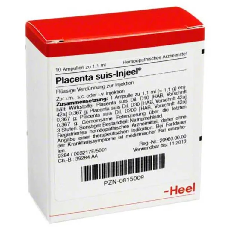Injeel Heel-Placenta Suis Ampullen, 10 St