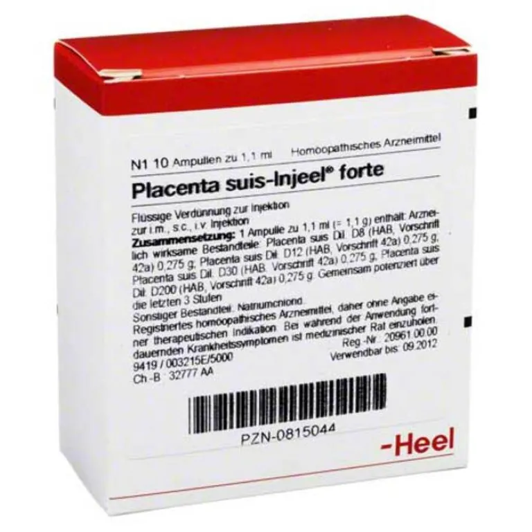 Injeel Heel-Placenta Suis forte Ampullen, 10 St