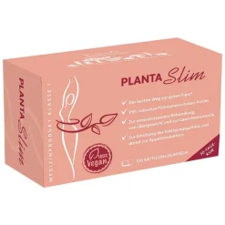 PlantaSlim Abnehmtabletten|Flohsamenschalen-Planta Slim 99% ind.FlohsamenschalenPulver Kapseln vegan, 120 St