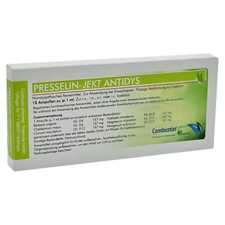 Presselin Combustin Presselin--Jekt Antidys Ampullen, 10X1 ml