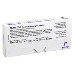 Weleda Haut-Quarz D 30 Ampullen, 8X1 ml