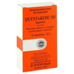 Quentakehl Sanum Kehlbeck-D 3 Suppositorien, 10 St