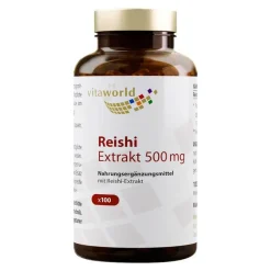 Vitaworld Reishi|Vitalpilze-Reishi Extrakt 500 mg Kapseln, 100 St
