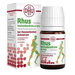 DHU Q-R-Rhus toxicodendron D6 bei rheumatischen Schmerzen Tabletten , 80 St