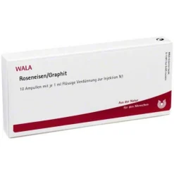 Wala Schlaf & Nerven-Roseneisen / Graphit Ampullen, 10X1 ml