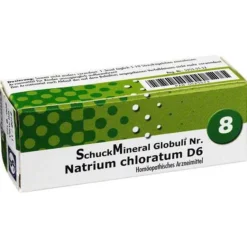Schuckmineral Salze Als Globuli-Globuli 8 Natrium chloratum D6, 7.5 g