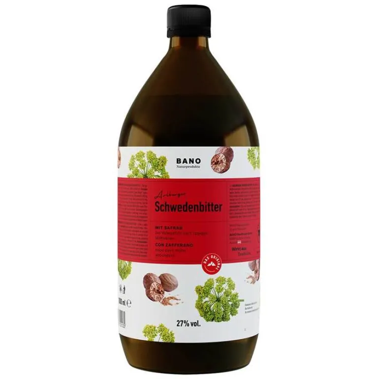 Bano Schwedenbitter-Schwedenbitter Arlberger Elixier, 1000 ml
