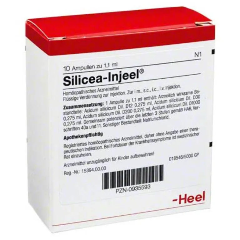 Injeel Heel-Silicea Ampullen, 10 St