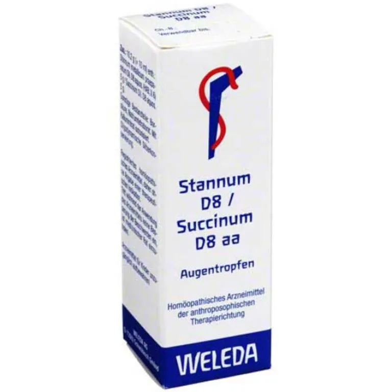 Weleda Auge & Ohr-Stannum D 8 Succinum D 8 aa Augentropfen, 10 ml