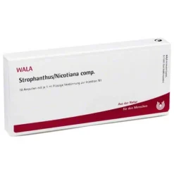 Wala Herz, Kreislauf & Venen-Strophanthus / Nicotian comp. Ampullen, 10X1 ml
