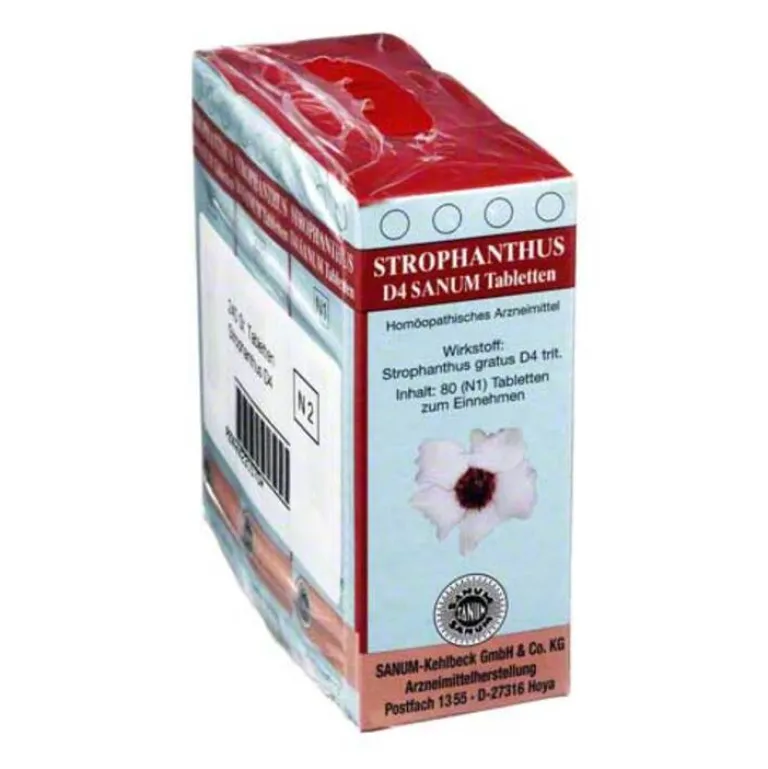 Sanum Sanum Kehlbeck-Strophanthus D 4 Tabletten, 3X80 St