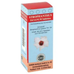 Sanum Sanum Kehlbeck-Strophanthus D 4 Tabletten, 80 St