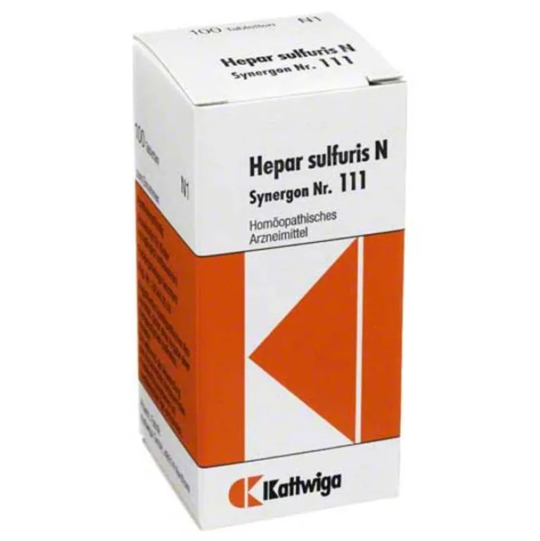 Kattwiga Kattwiga-Synergon 111 Hepar sulfuricum N Tabletten, 100 St