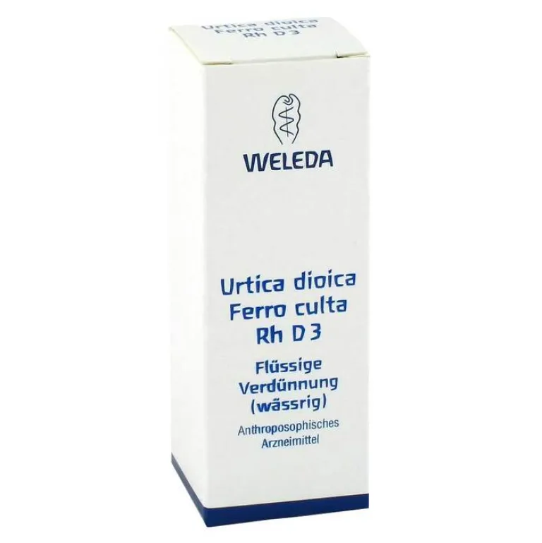 Weleda Niere, Blase & Prostata-Urtica dioica Ferro Culta Rh D3 Dilution, 20 ml