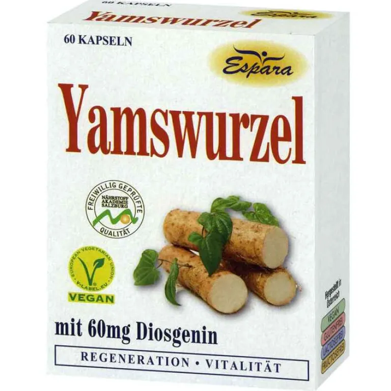 Espara Yamswurzel-Yamswurzel Kapseln vegan, 60 St